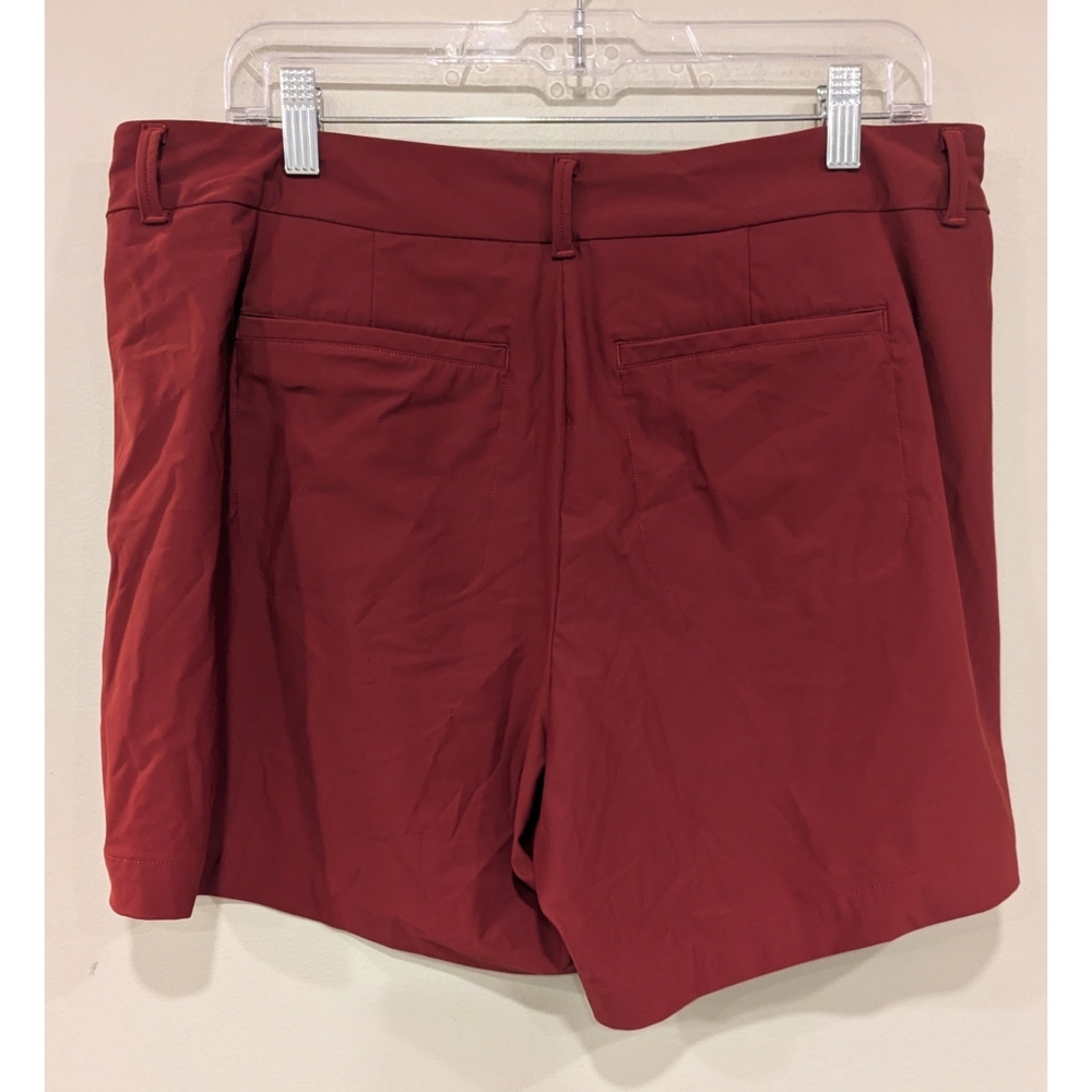 Spanx Sunshine Pocket Shorts In Sun Washed Red Size XL - Picture 3 of 5